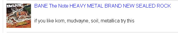 if you like korn, mudvayne metallica ...